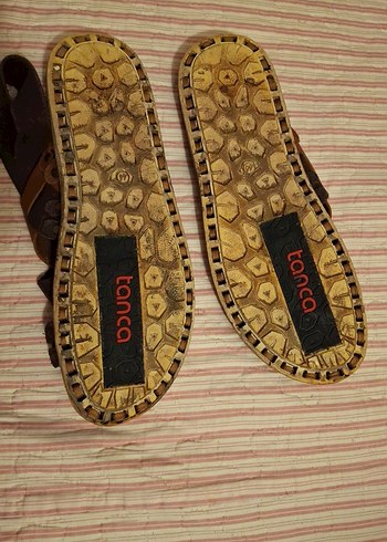 tanca erkek deri Sandalet - Görsel 5