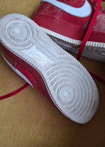 nıke aır force Kırmızı Beyaz - Görsel 9