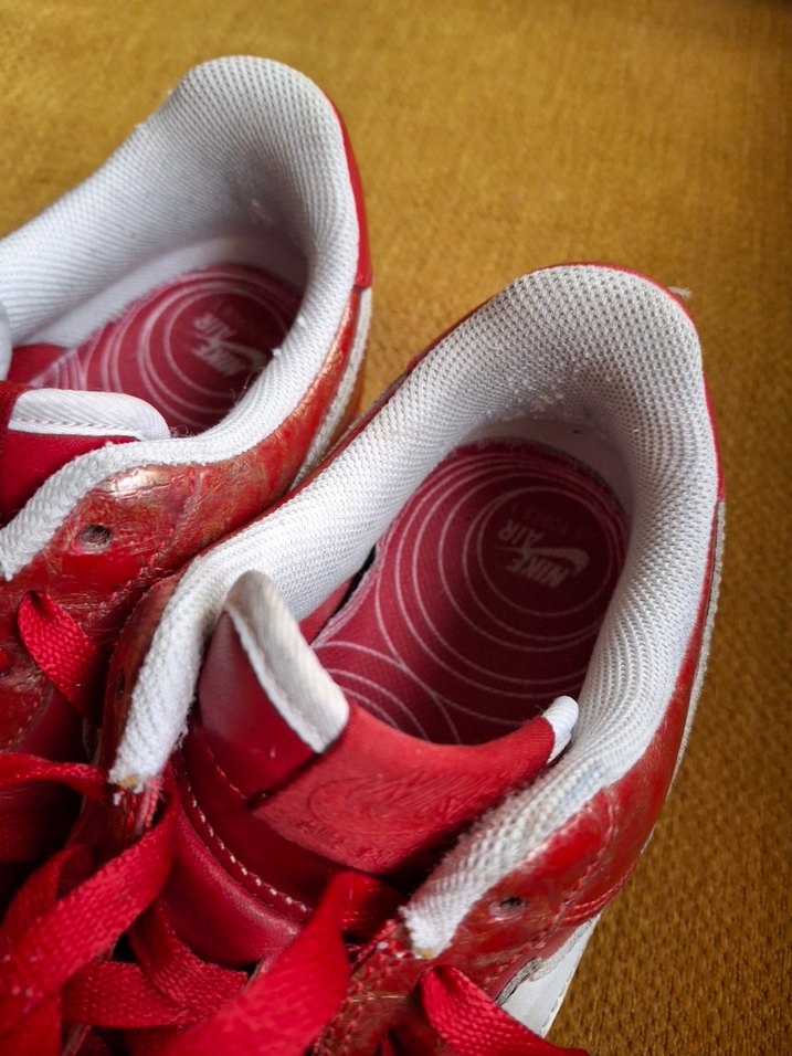 nıke aır force Kırmızı Beyaz - Görsel 5