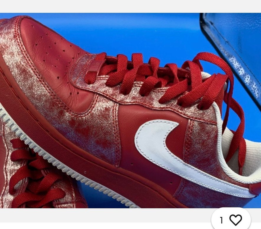 nıke aır force Kırmızı Beyaz - Görsel 4