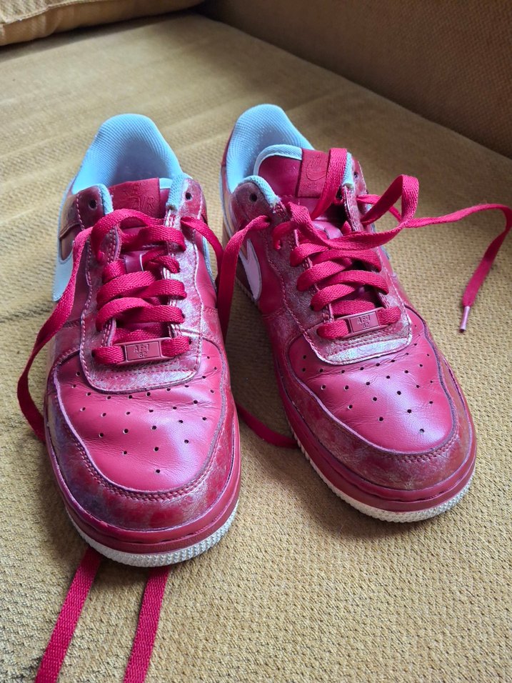 nıke aır force Kırmızı Beyaz - Görsel 3