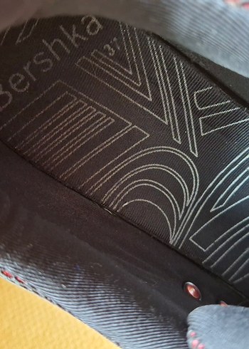 bershka bordoı Kadın Spor Ayakkabı - Görsel 3