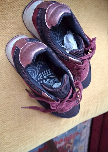 bershka bordoı Kadın Spor Ayakkabı - Görsel 9