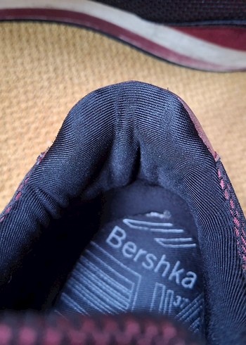 bershka bordoı Kadın Spor Ayakkabı - Görsel 4
