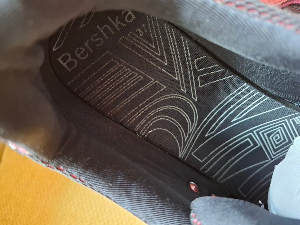 bershka bordoı Kadın Spor Ayakkabı - Görsel 3