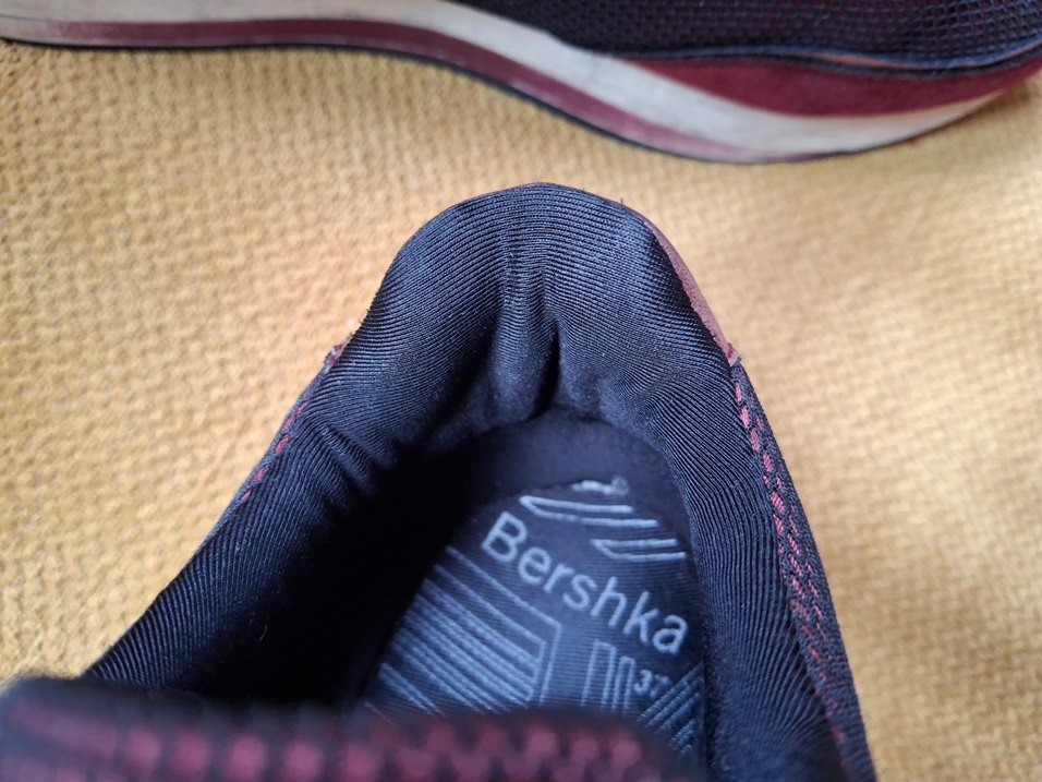 bershka bordoı Kadın Spor Ayakkabı - Görsel 4