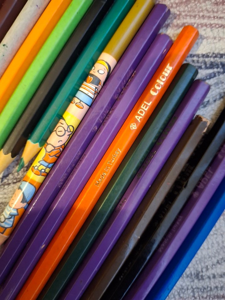 Çok Renkli Kurşun Kalem Seti - Görsel 2