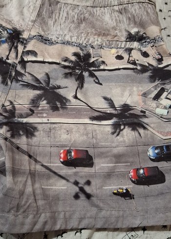 Gri Baskılı Mini Erkek Deniz Şortu - Görsel 8