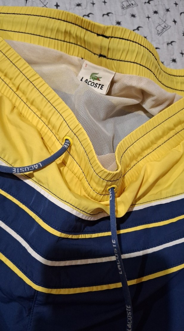 Sarı Lacivert Mini Erkek Deniz Şortu - Görsel 4