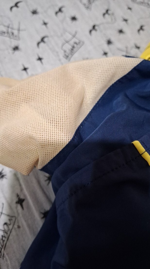 Sarı Lacivert Mini Erkek Deniz Şortu - Görsel 5