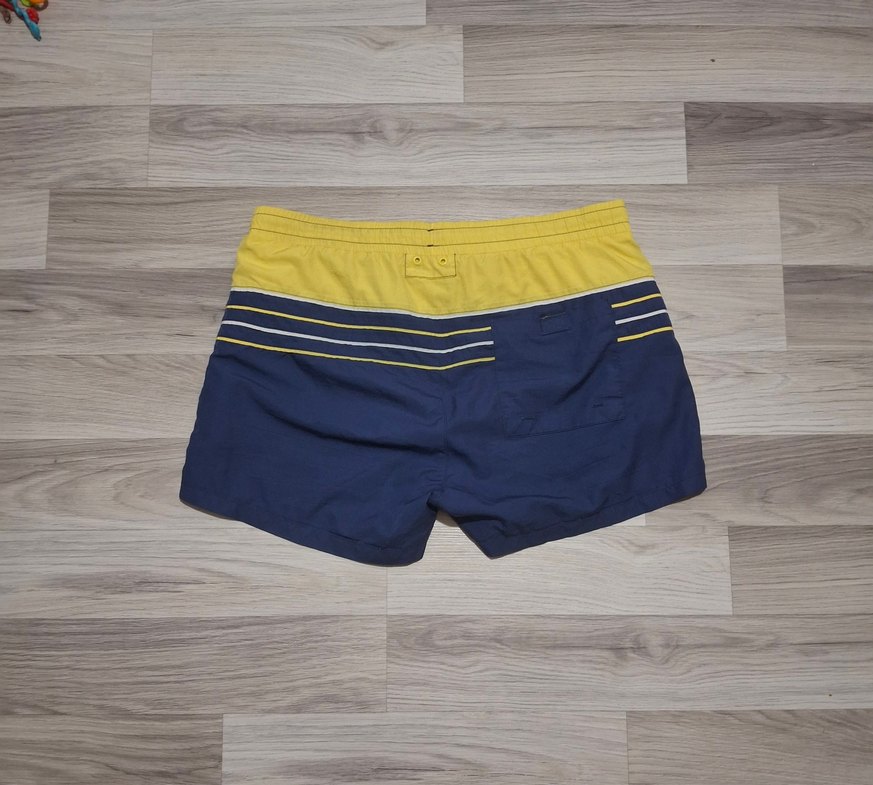 Sarı Lacivert Mini Erkek Deniz Şortu - Görsel 2