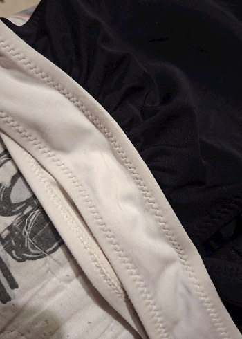 Siyah Bel Detaylı Mini Kadın Mayokini - Görsel 8