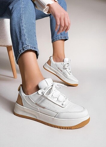 37 Beden Kadın sneaker yüksek taban spor ayakkabı
