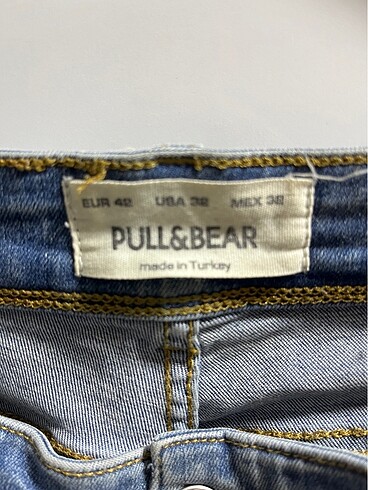 32 Beden Pull-bekar erkek kot pantalon 32 beden