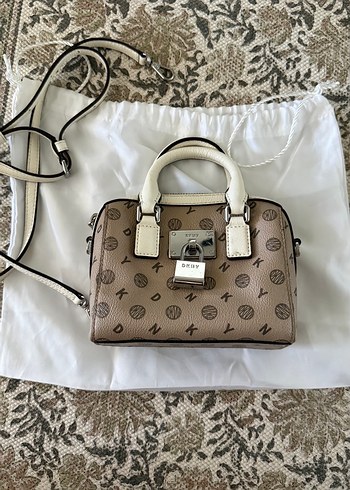 DKNY Krem Kahverengi Mini Bag