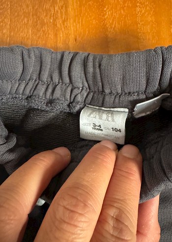 Zara Gri Çocuk Rahat Kesim Eşofman Altı