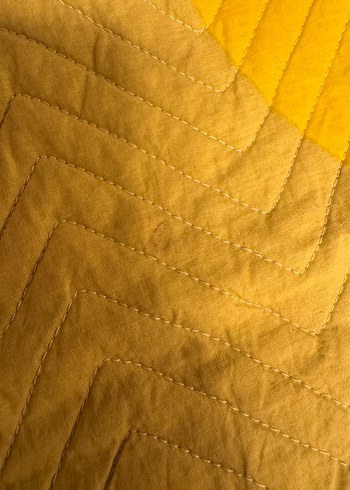 Pastel Renkli Dalga Desenli Yatak Örtüsü - Görsel 5