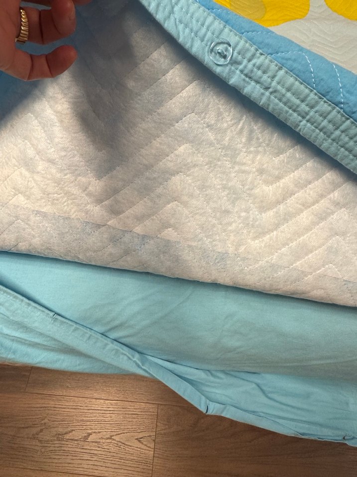 Pastel Renkli Dalga Desenli Yatak Örtüsü - Görsel 3