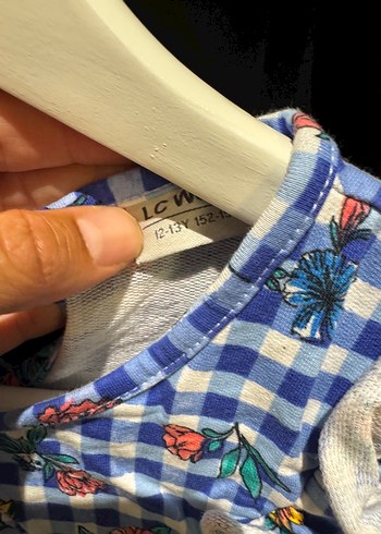 LC Waikiki Lcw Çiçekli Fırfırlı Kız Çocuk Elbisesi