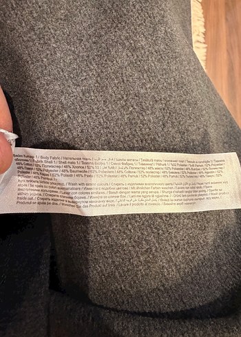 Defacto Gri Düğmeli Midi Triko Elbise - Görsel 4