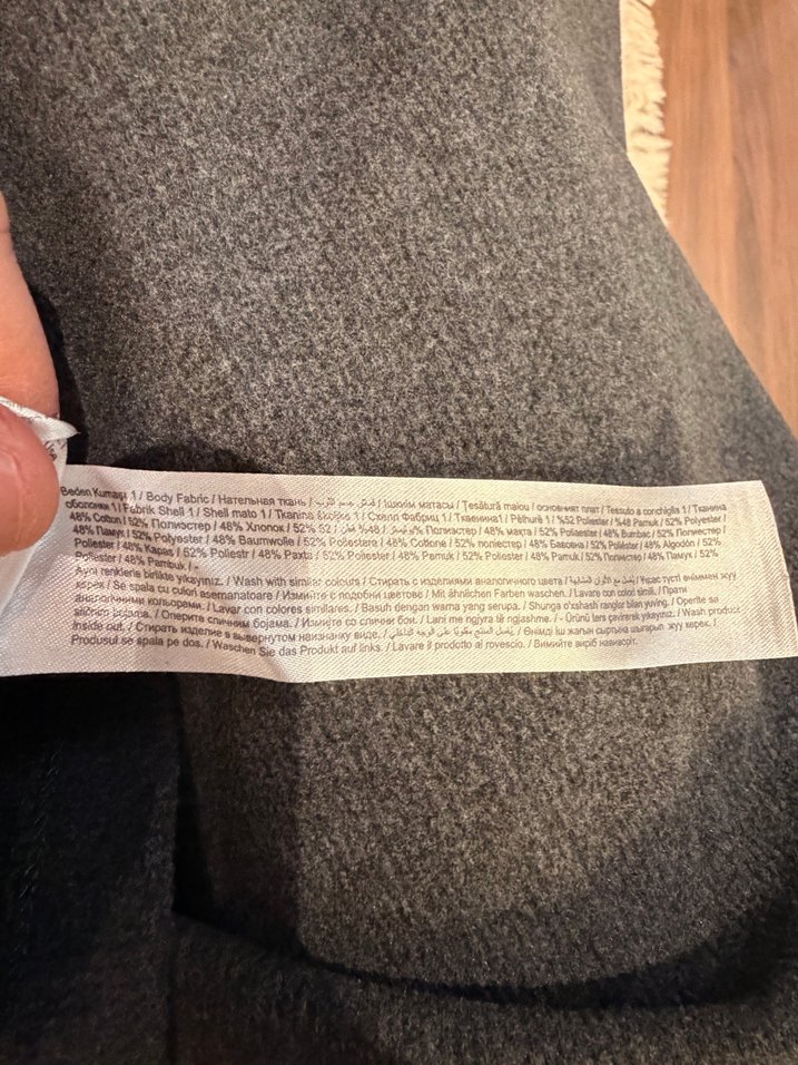 Defacto Gri Düğmeli Midi Triko Elbise - Görsel 4