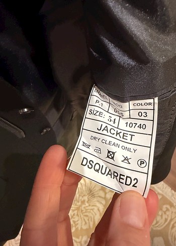 Dsquared2 Erkek Ceket, Fermuarlı, Ofis Stili - Görsel 4