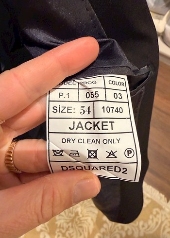 Dsquared2 Erkek Ceket, Fermuarlı, Ofis Stili - Görsel 5