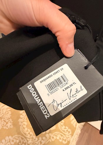 Dsquared2 Erkek Ceket, Fermuarlı, Ofis Stili - Görsel 2