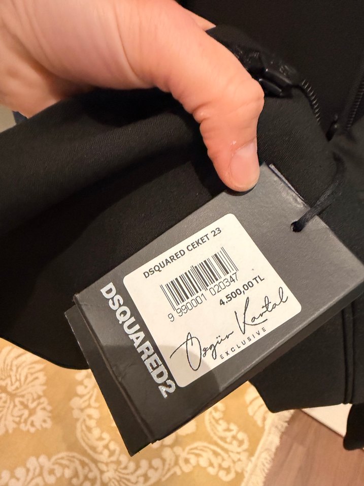 Dsquared2 Erkek Ceket, Fermuarlı, Ofis Stili - Görsel 2