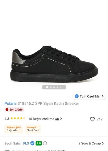 Polaris Siyah Kadın