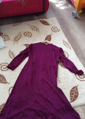 Diğer Bordo Uzun tesettür Abiye