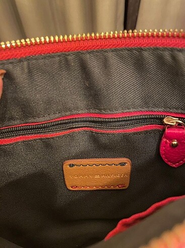  Beden pembe Renk Orjinal tommy hilfiger askili canta