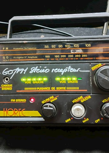Stereo fm radyo(fransız malı)