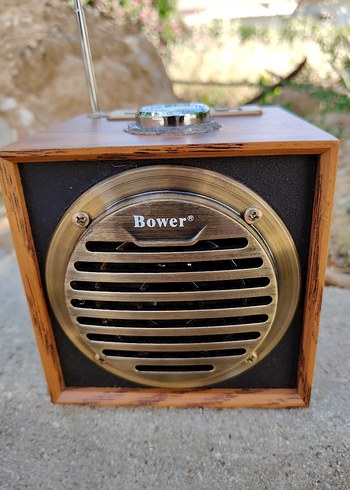 Bower Ahşap Tasarımlı Renkli Müzik Sistemi