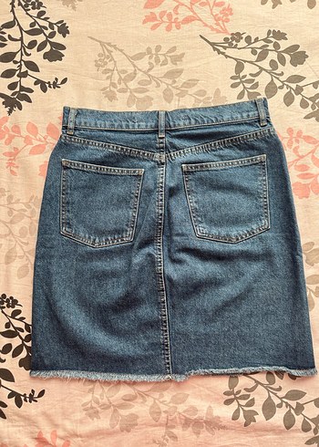 38 Beden LCW Mavi Denim Mini Etek