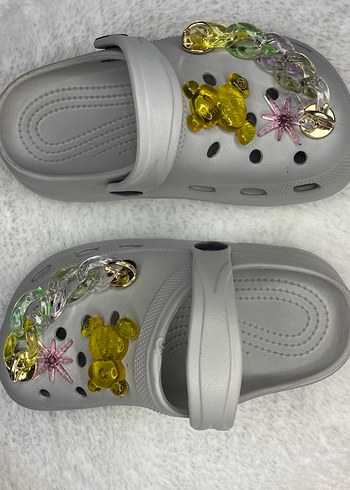 37 Beden mor Renk Erkek ve Kız Çoçuk CROCS Terlik