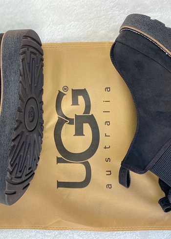 diğer Beden UGG Siyah Süet Kadın Dolgu Topuk BOT