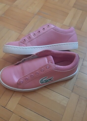 Kız çocuk orginal lacoste ayakkabı - Görsel 9