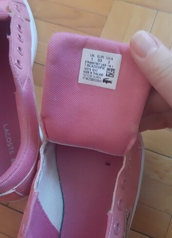 Kız çocuk orginal lacoste ayakkabı - Görsel 10