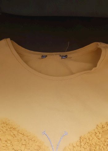 Kız Çocuk Sarı Uzun Kollu Tişört - Görsel 8