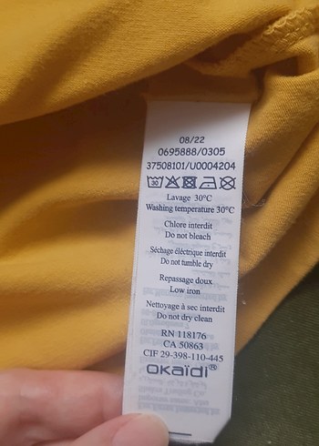 Kız Çocuk Sarı Uzun Kollu Tişört - Görsel 9