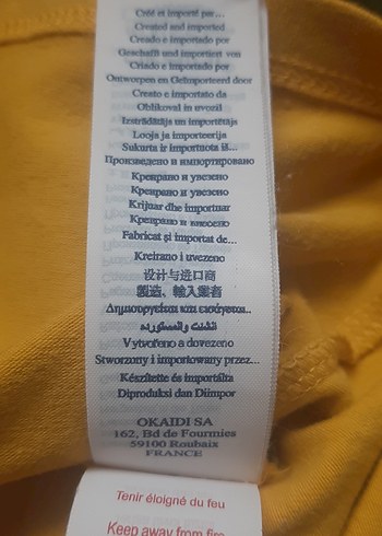 Kız Çocuk Sarı Uzun Kollu Tişört - Görsel 10