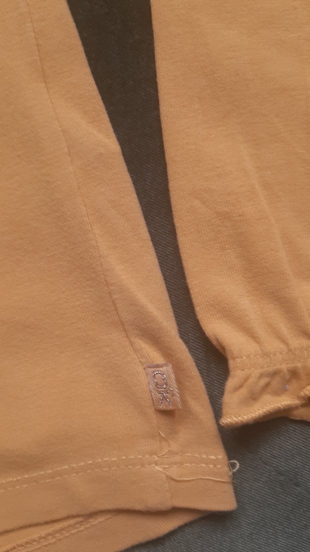 Kız Çocuk Sarı Uzun Kollu Tişört - Görsel 5