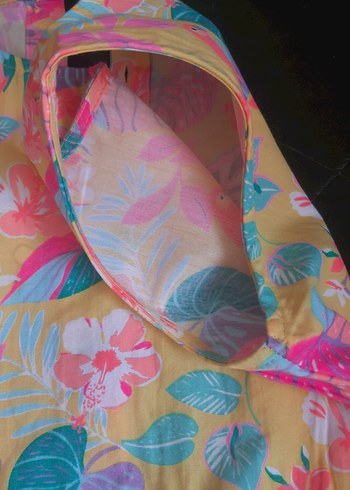 Lc Waikiki Renkli Baskılı Kolsuz Kız Elbisesi - Görsel 5