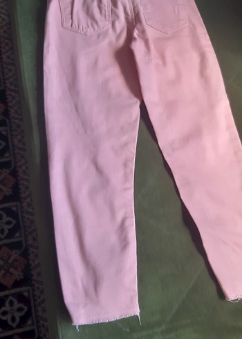 Kız Çocuk pembe ince kot pantolon - Görsel 11