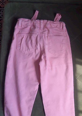 Kız Çocuk pembe ince kot pantolon - Görsel 10