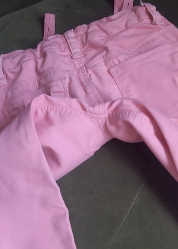 Kız Çocuk pembe ince kot pantolon - Görsel 13