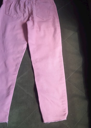 Kız Çocuk pembe ince kot pantolon - Görsel 12
