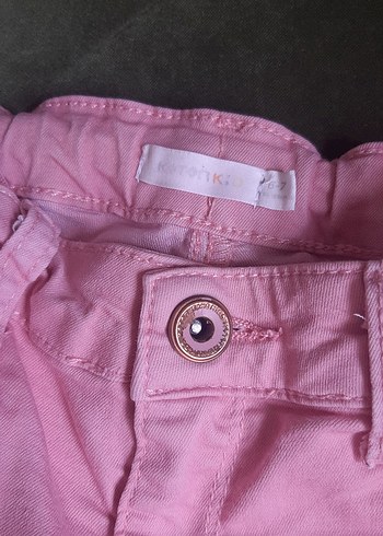 Kız Çocuk pembe ince kot pantolon - Görsel 14