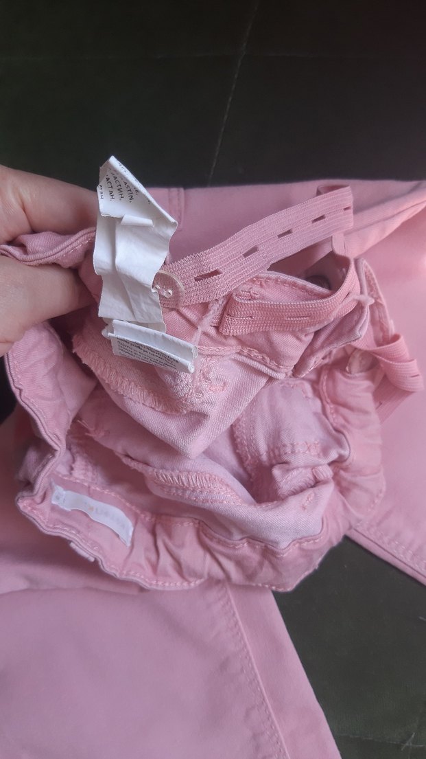 Kız Çocuk pembe ince kot pantolon - Görsel 4